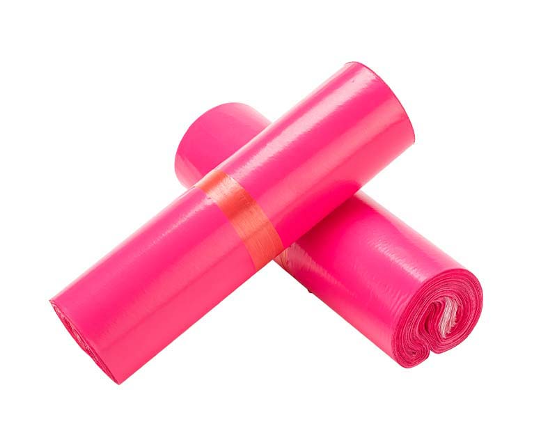 苍山玫红色快递袋-02